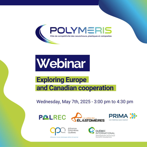 [REPLAY AVAILABLE] – Webinar "Exploring Europe–Canada Cooperation in the Plastics and Rubber Industries"